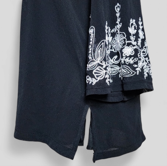 Susan Graver | Women's Embroidered Top - Picture 7 of 11